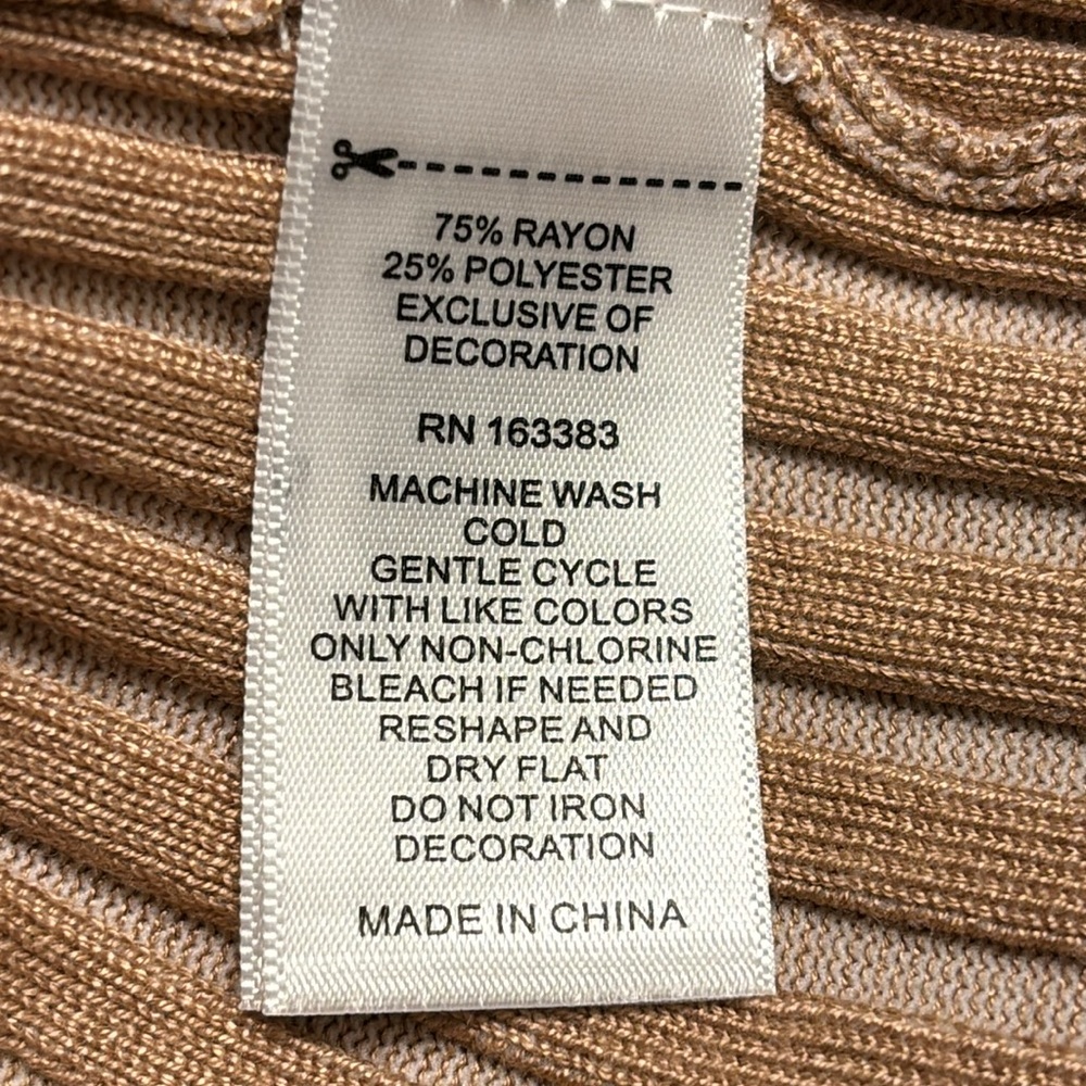 NWT Rio & Rian Ribbed Cardigan Sweater - Picture 7 of 7